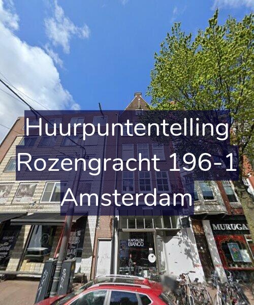 Foto gevel Huurpuntentelling voor Rozengracht 196-1, Amsterdam