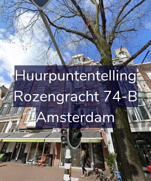 Foto gevel Huurpuntentelling voor Rozengracht 74-B, Amsterdam