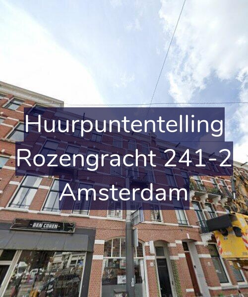 Foto gevel Huurpuntentelling voor Rozengracht 241-2, Amsterdam