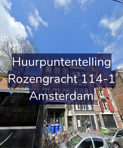 Foto gevel Huurpuntentelling voor Rozengracht 114-1, Amsterdam