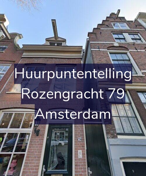 Foto gevel Huurpuntentelling voor Rozengracht 79, Amsterdam