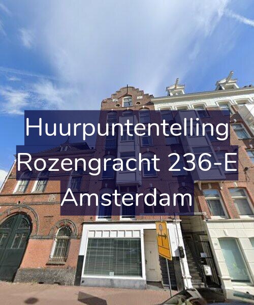 Foto gevel Huurpuntentelling voor Rozengracht 236-E, Amsterdam