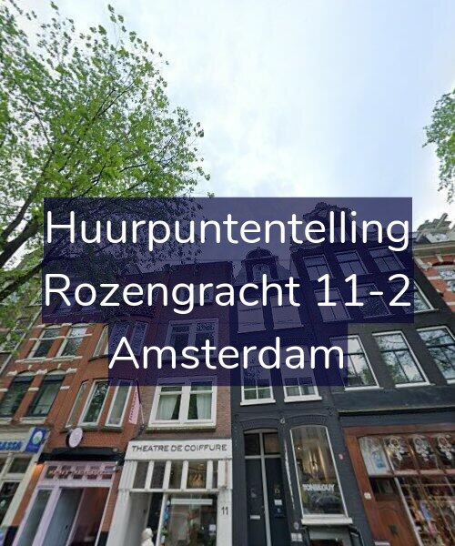 Foto gevel Huurpuntentelling voor Rozengracht 11-2, Amsterdam