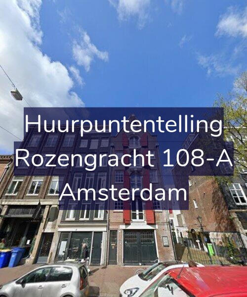 Foto gevel Huurpuntentelling voor Rozengracht 108-A, Amsterdam