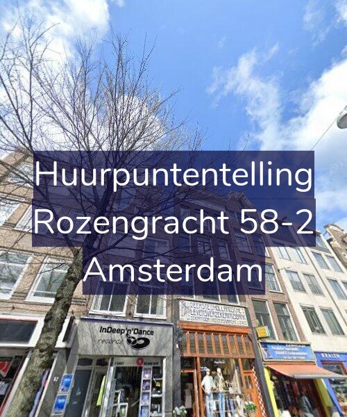 Foto gevel Huurpuntentelling voor Rozengracht 58-2, Amsterdam