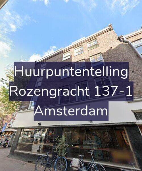 Foto gevel Huurpuntentelling voor Rozengracht 137-1, Amsterdam