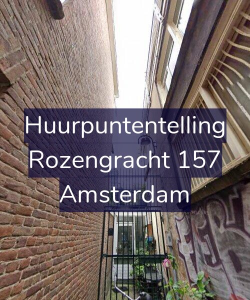 Foto gevel Huurpuntentelling voor Rozengracht 157, Amsterdam