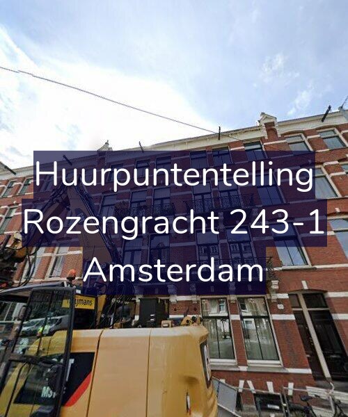 Foto gevel Huurpuntentelling voor Rozengracht 243-1, Amsterdam