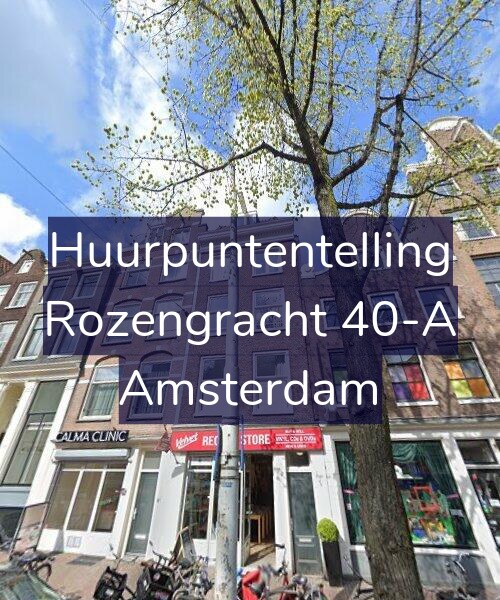 Foto gevel Huurpuntentelling voor Rozengracht 40-A, Amsterdam