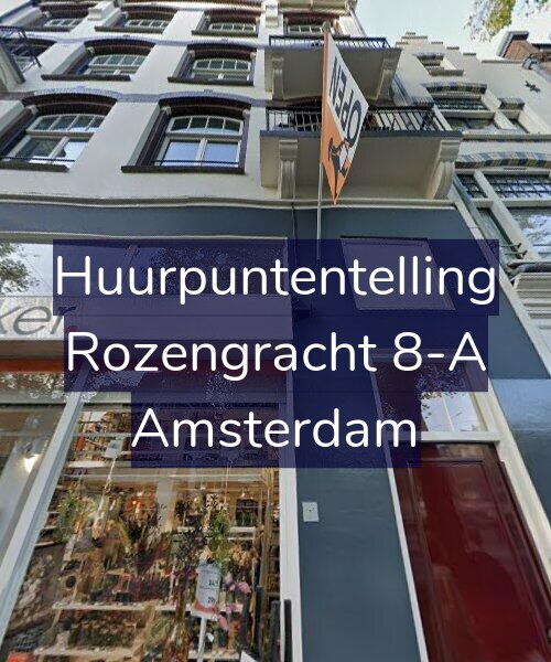 Foto gevel Huurpuntentelling voor Rozengracht 8-A, Amsterdam