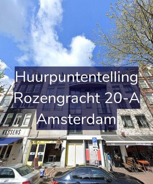 Foto gevel Huurpuntentelling voor Rozengracht 20-A, Amsterdam