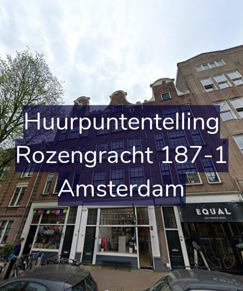Foto gevel Huurpuntentelling voor Rozengracht 187-1, Amsterdam