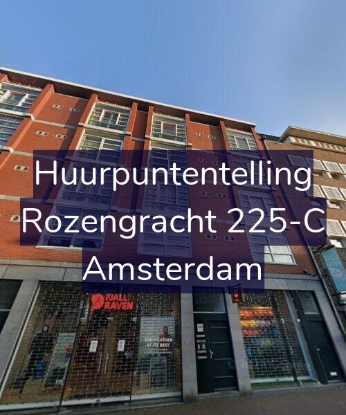 Foto gevel Huurpuntentelling voor Rozengracht 225-C, Amsterdam