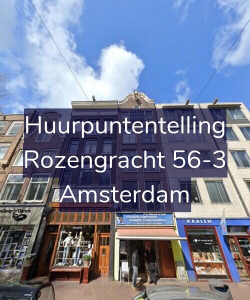 Foto gevel Huurpuntentelling voor Rozengracht 56-3, Amsterdam