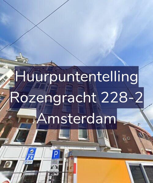 Foto gevel Huurpuntentelling voor Rozengracht 228-2, Amsterdam