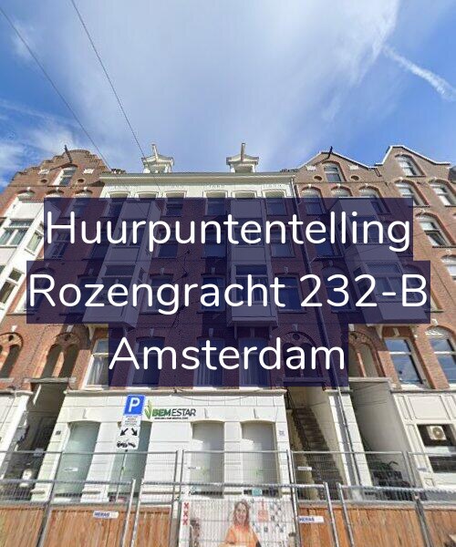 Foto gevel Huurpuntentelling voor Rozengracht 232-B, Amsterdam
