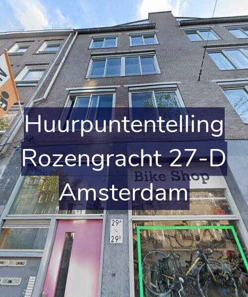 Foto gevel Huurpuntentelling voor Rozengracht 27-D, Amsterdam