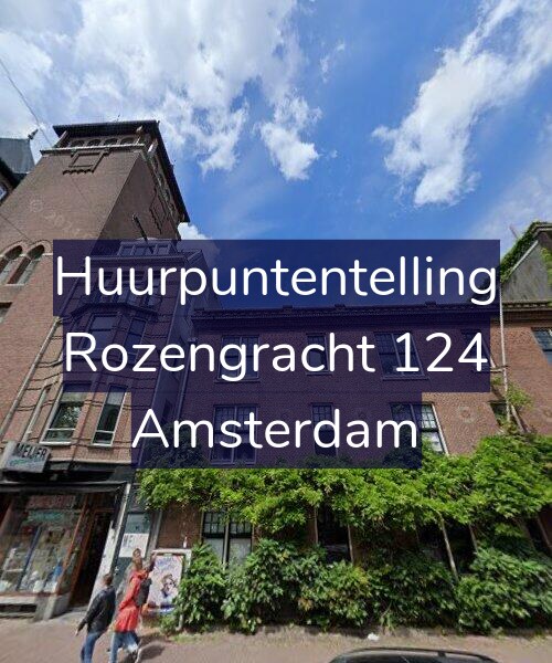 Foto gevel Huurpuntentelling voor Rozengracht 124, Amsterdam