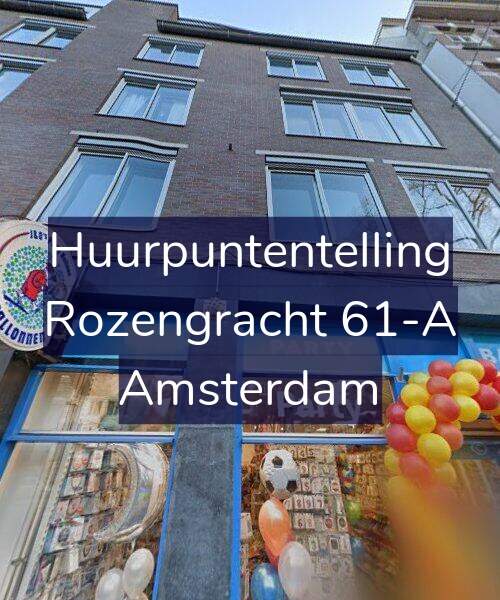 Foto gevel Huurpuntentelling voor Rozengracht 61-A, Amsterdam