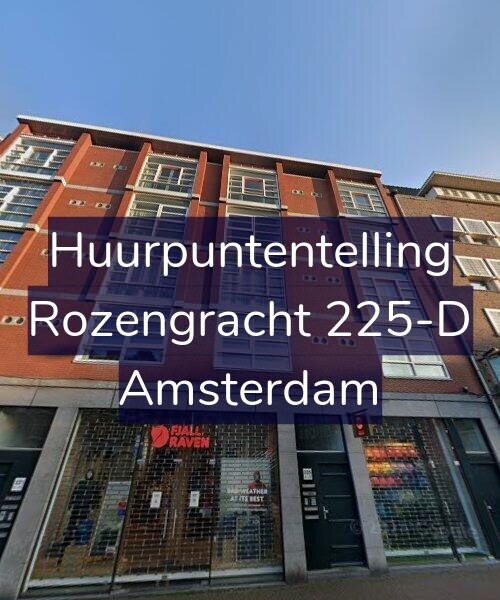Foto gevel Huurpuntentelling voor Rozengracht 225-D, Amsterdam