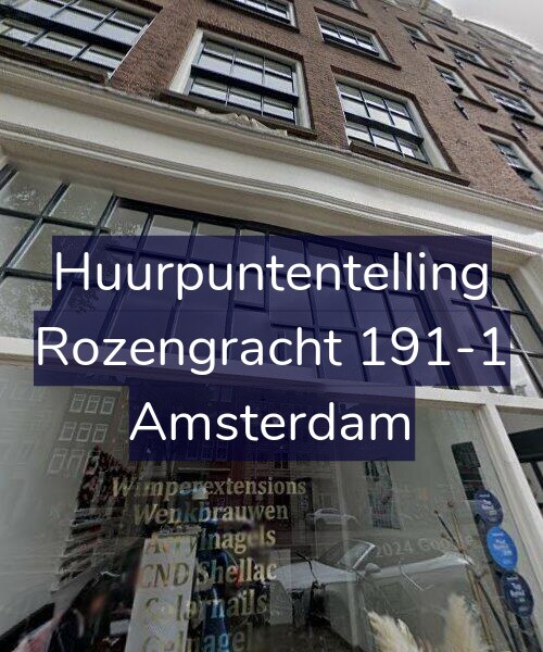 Foto gevel Huurpuntentelling voor Rozengracht 191-1, Amsterdam
