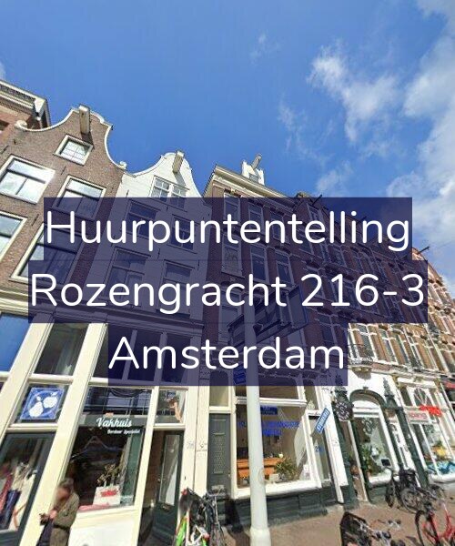 Foto gevel Huurpuntentelling voor Rozengracht 216-3, Amsterdam