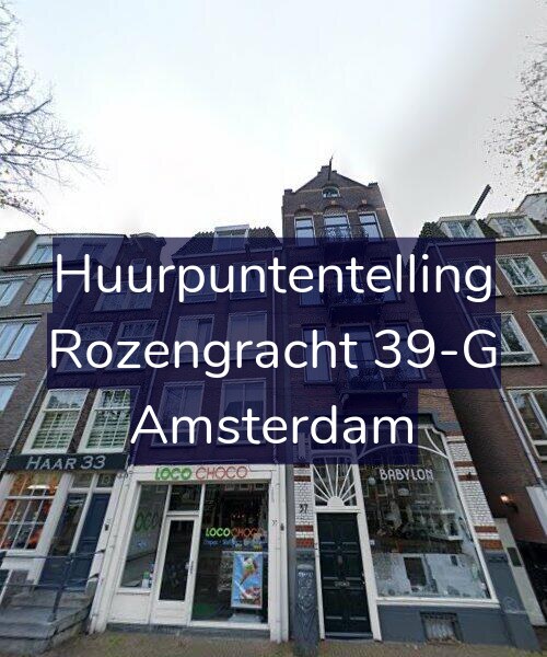 Foto gevel Huurpuntentelling voor Rozengracht 39-G, Amsterdam