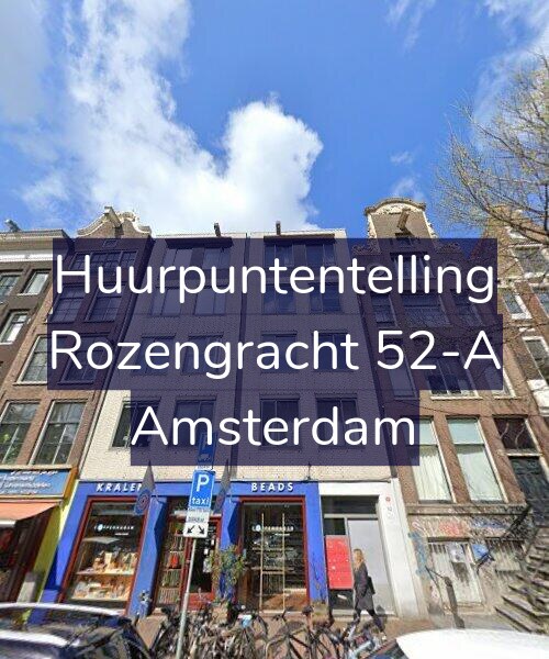 Foto gevel Huurpuntentelling voor Rozengracht 52-A, Amsterdam