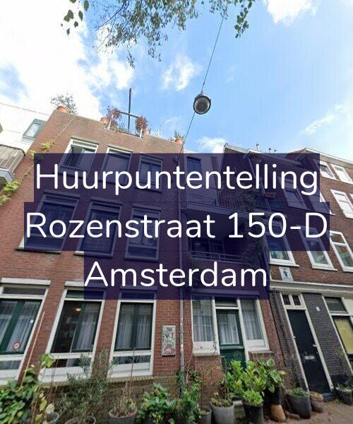 Foto gevel Huurpuntentelling voor Rozenstraat 150-D, Amsterdam