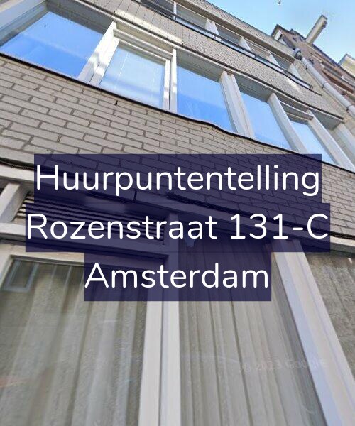 Foto gevel Huurpuntentelling voor Rozenstraat 131-C, Amsterdam