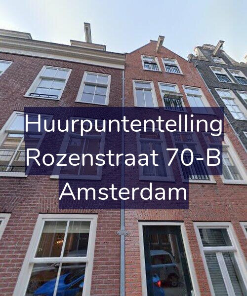 Foto gevel Huurpuntentelling voor Rozenstraat 70-B, Amsterdam