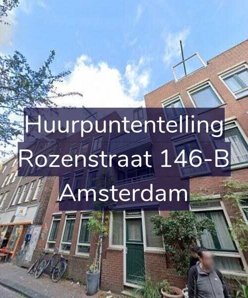 Foto gevel Huurpuntentelling voor Rozenstraat 146-B, Amsterdam