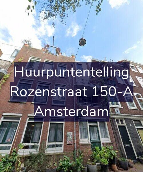 Foto gevel Huurpuntentelling voor Rozenstraat 150-A, Amsterdam