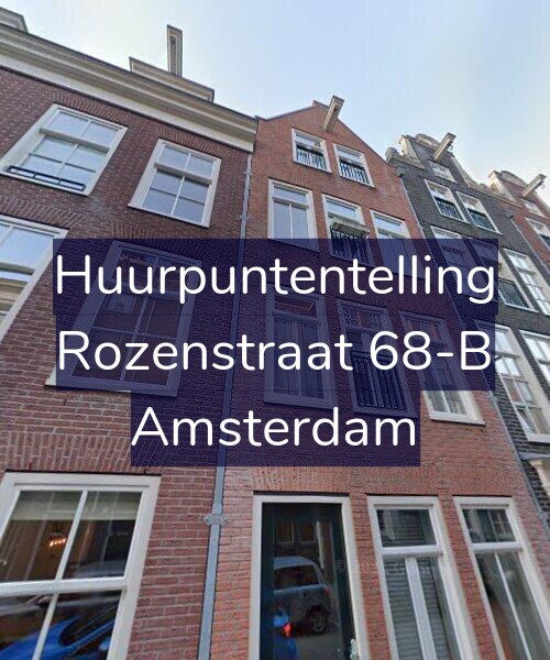Foto gevel Huurpuntentelling voor Rozenstraat 68-B, Amsterdam