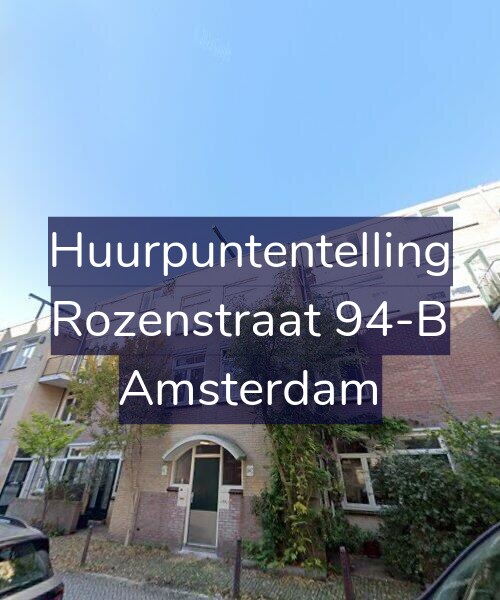 Foto gevel Huurpuntentelling voor Rozenstraat 94-B, Amsterdam