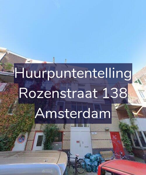 Foto gevel Huurpuntentelling voor Rozenstraat 138, Amsterdam