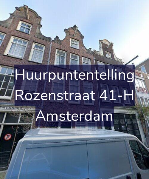 Foto gevel Huurpuntentelling voor Rozenstraat 41-H, Amsterdam