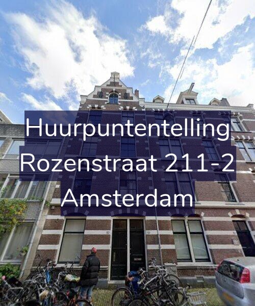 Foto gevel Huurpuntentelling voor Rozenstraat 211-2, Amsterdam