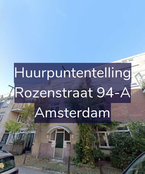 Foto gevel Huurpuntentelling voor Rozenstraat 94-A, Amsterdam