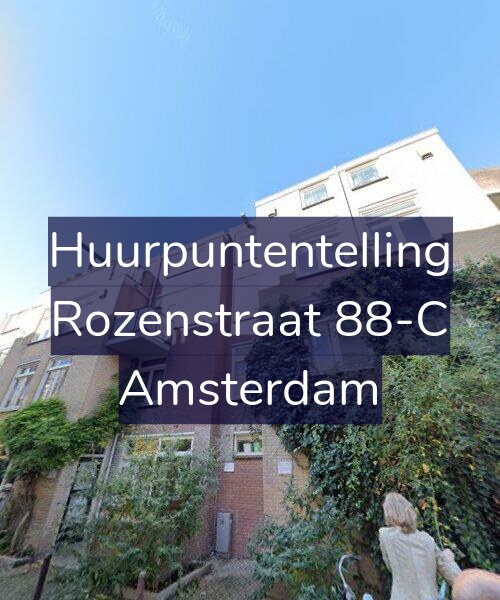 Foto gevel Huurpuntentelling voor Rozenstraat 88-C, Amsterdam