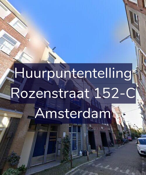 Foto gevel Huurpuntentelling voor Rozenstraat 152-C, Amsterdam