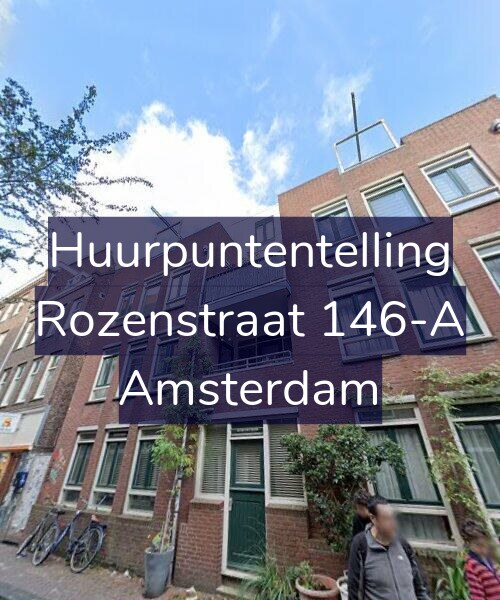 Foto gevel Huurpuntentelling voor Rozenstraat 146-A, Amsterdam