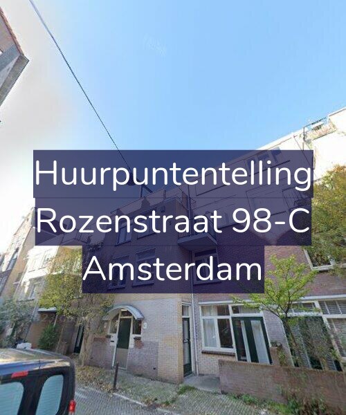 Foto gevel Huurpuntentelling voor Rozenstraat 98-C, Amsterdam