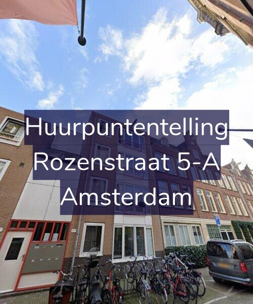 Foto gevel Huurpuntentelling voor Rozenstraat 5-A, Amsterdam