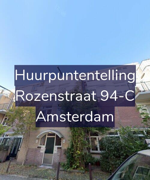 Foto gevel Huurpuntentelling voor Rozenstraat 94-C, Amsterdam