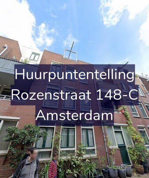 Foto gevel Huurpuntentelling voor Rozenstraat 148-C, Amsterdam