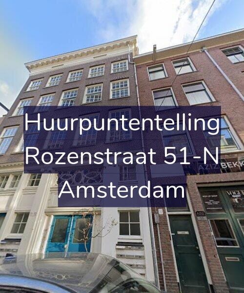 Foto gevel Huurpuntentelling voor Rozenstraat 51-N, Amsterdam