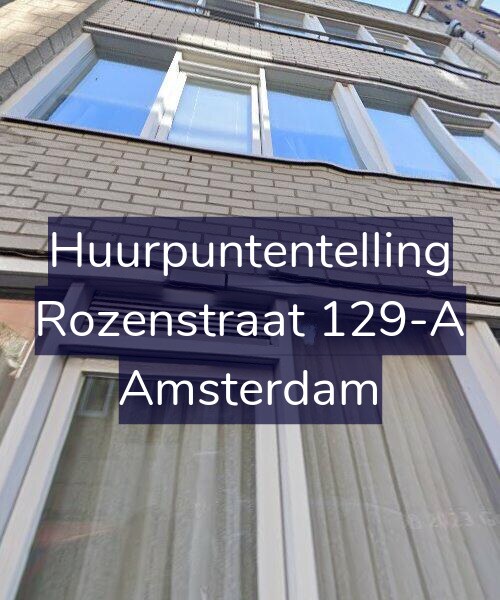 Foto gevel Huurpuntentelling voor Rozenstraat 129-A, Amsterdam