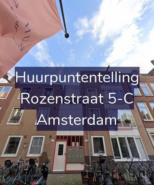 Foto gevel Huurpuntentelling voor Rozenstraat 5-C, Amsterdam