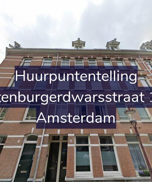 Foto gevel Huurpuntentelling voor Rustenburgerdwarsstraat 12-1, Amsterdam